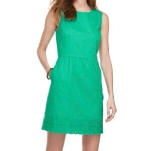 Vineyard Vines Magnolia Eyelet Dress | Kelly Green | SIZE 8